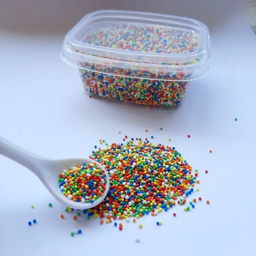 ترافل رشته ای رنگی