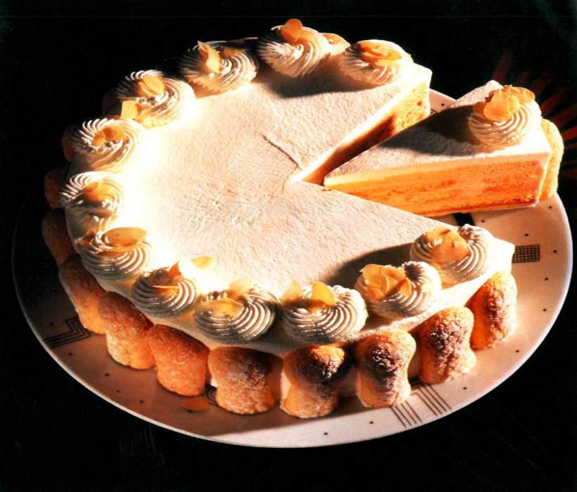 کیک بیسکویتی