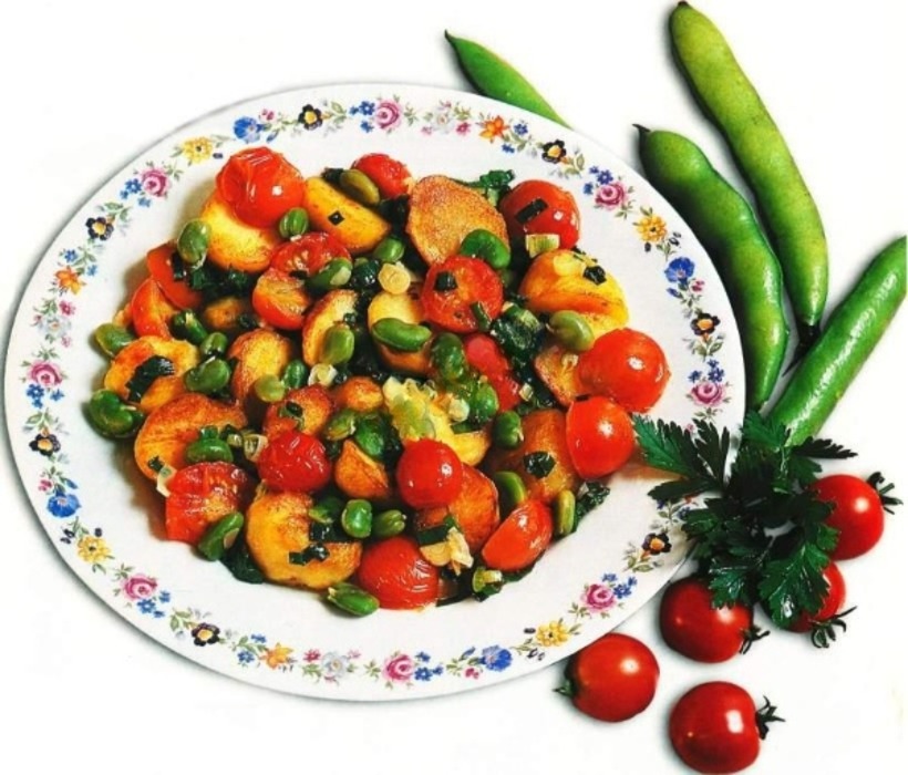 خوراک باقلا