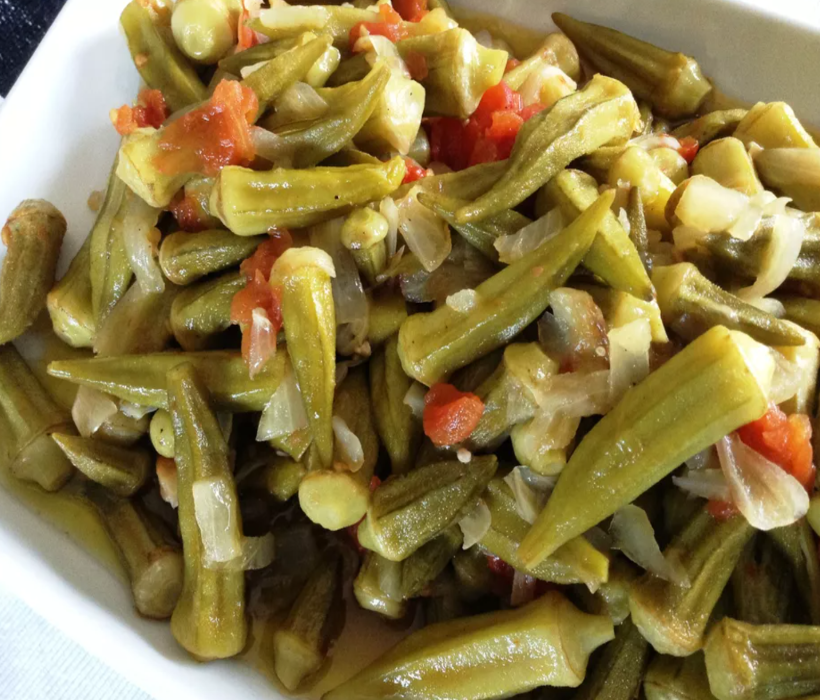 بامیه با روغن زیتون