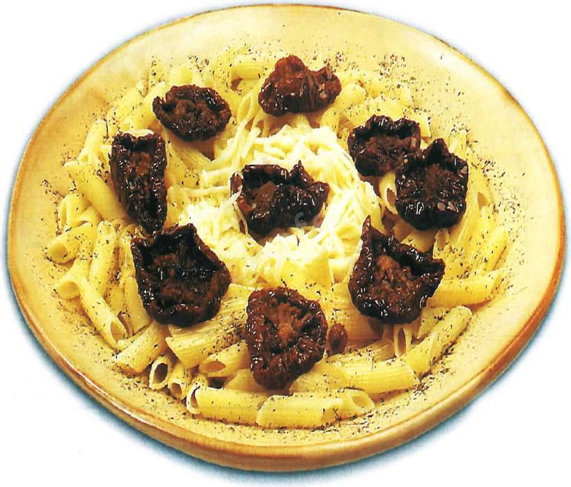 سالاد پنه با گوجه فرنگی خشک