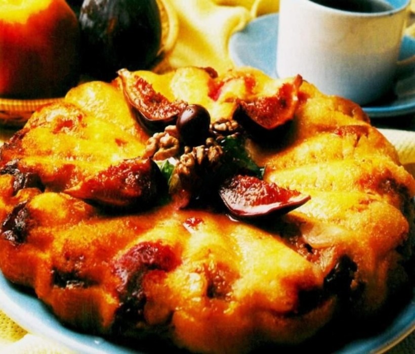 کیک پنیر و میوه